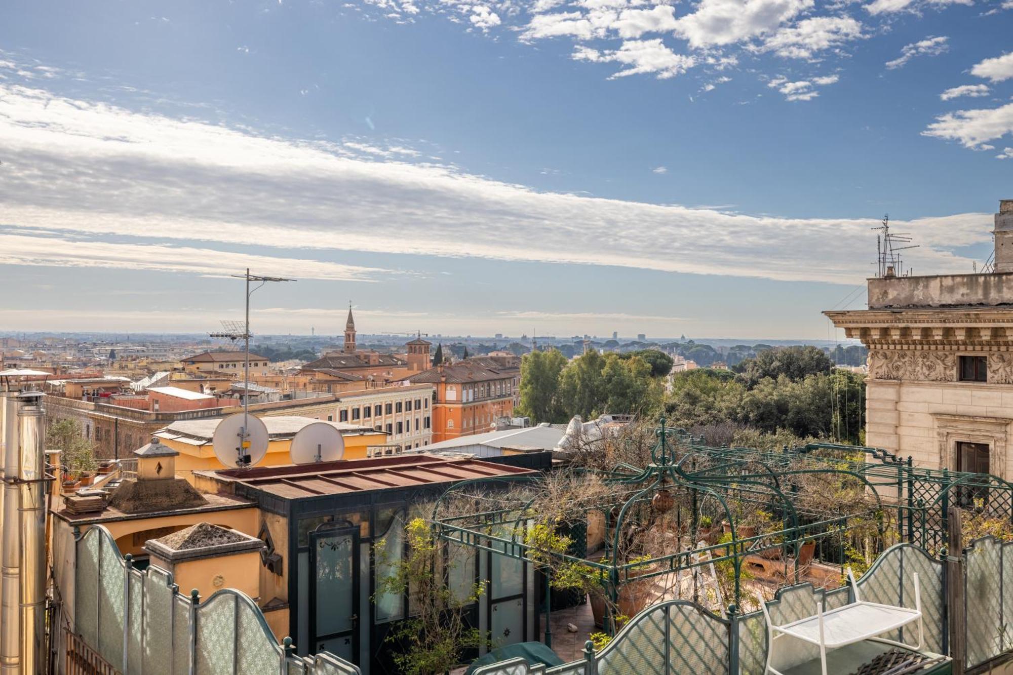 Aria Penthouse & Garden Apartment Rome Bagian luar foto