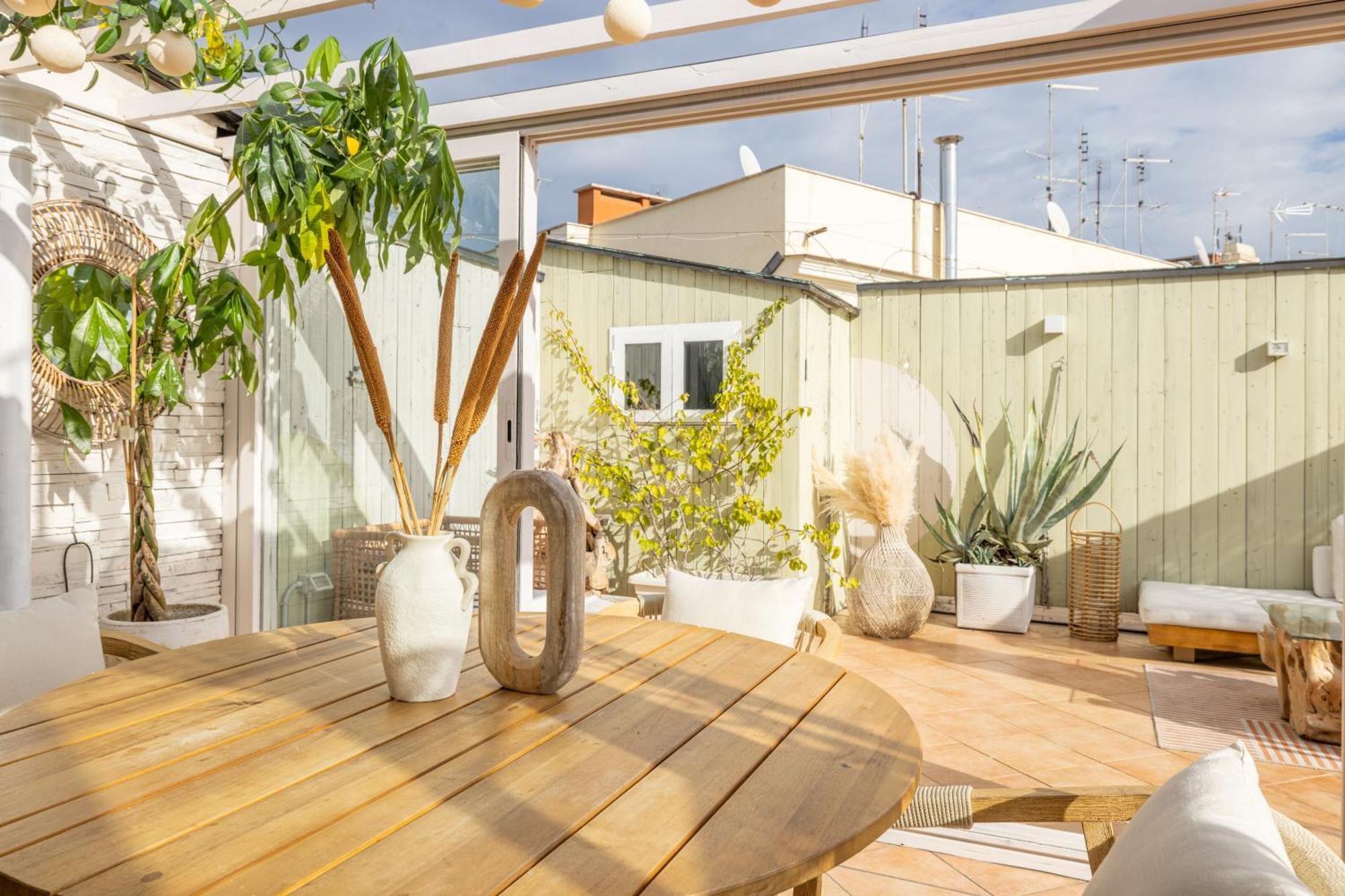 Aria Penthouse & Garden Apartment Rome Bagian luar foto