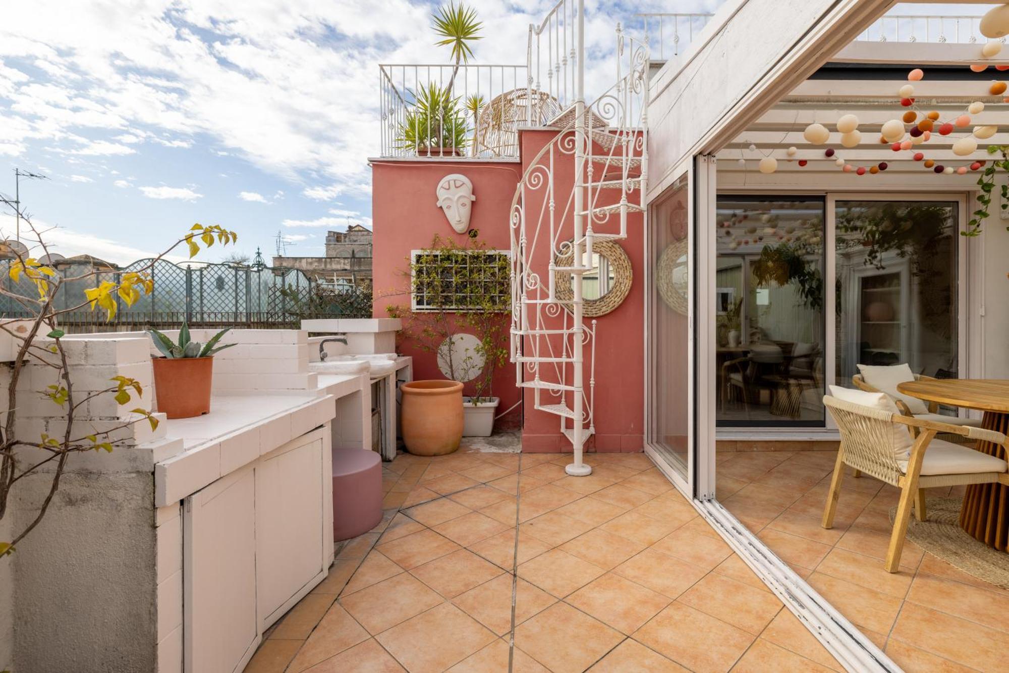 Aria Penthouse & Garden Apartment Rome Bagian luar foto