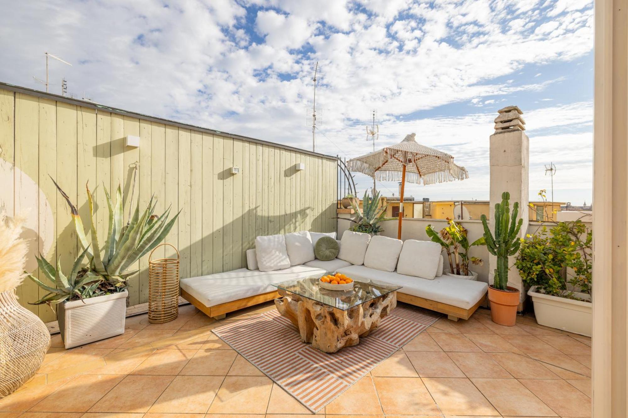 Aria Penthouse & Garden Apartment Rome Bagian luar foto